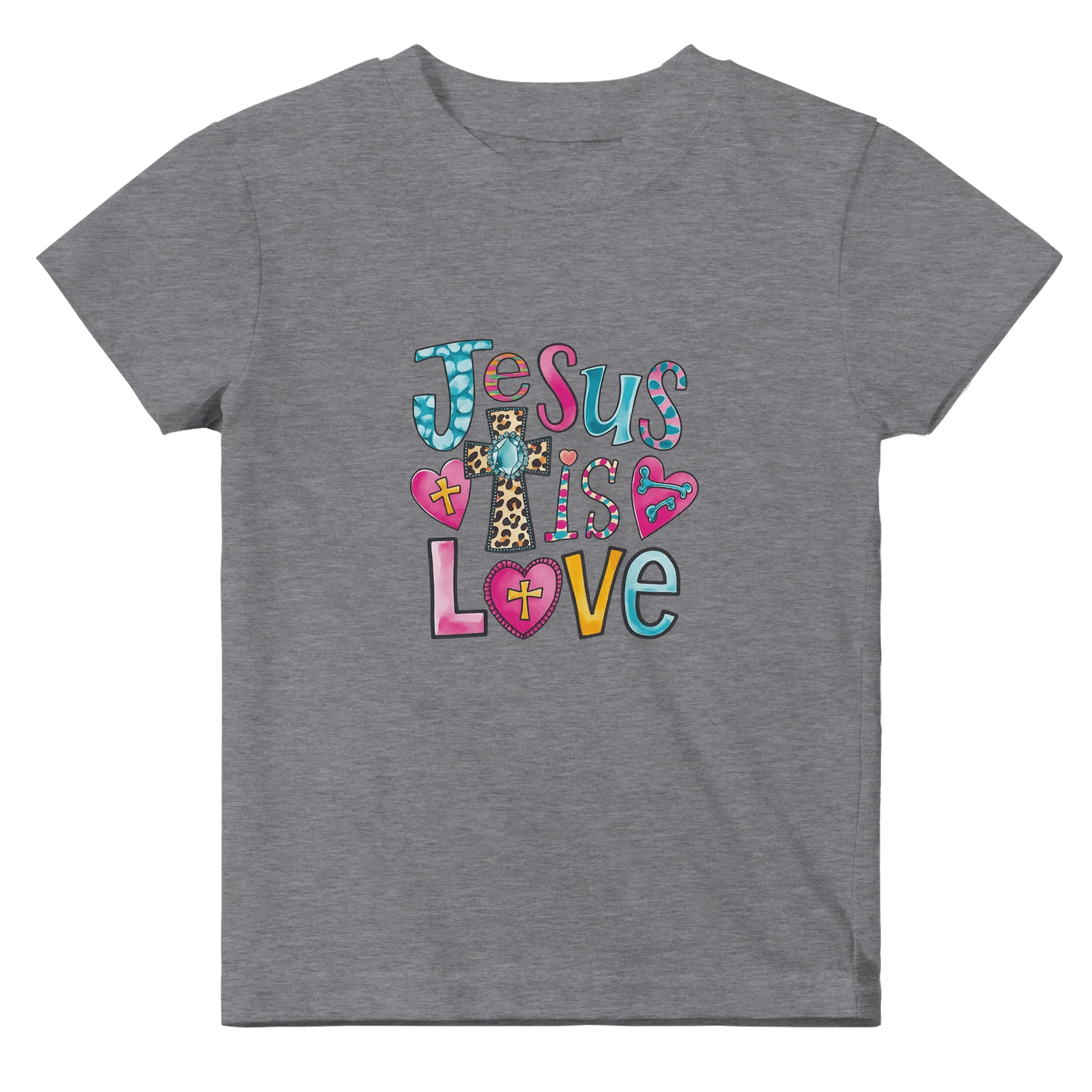 He Is Love Christian Baby Crewneck T-shirt - ClaimedbyGodDesigns