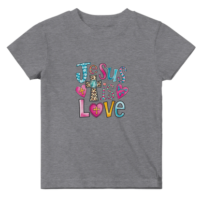 He Is Love Christian Baby Crewneck T-shirt - ClaimedbyGodDesigns