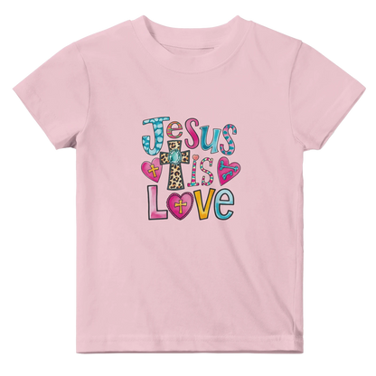 He Is Love Christian Baby Crewneck T-shirt - ClaimedbyGodDesigns