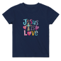 He Is Love Christian Baby Crewneck T-shirt - ClaimedbyGodDesigns