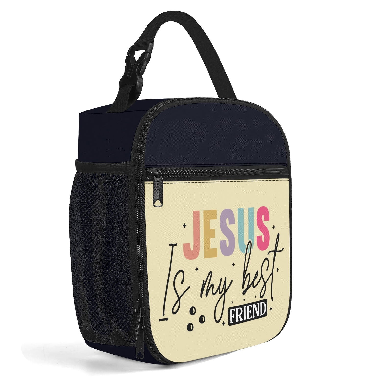 He Is My Best Friend Insulated Christian Lunch Box for Kids - ClaimedbyGodDesigns