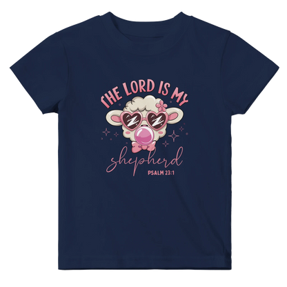He Is My Shepherd Christian Baby Crewneck T-shirt - ClaimedbyGodDesigns