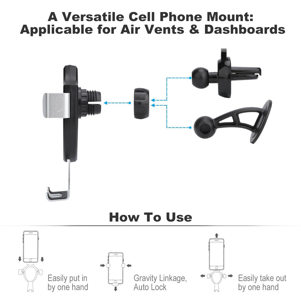 He Is My Strength Christian Car Mount Mobile Phone Holder - ClaimedbyGodDesigns