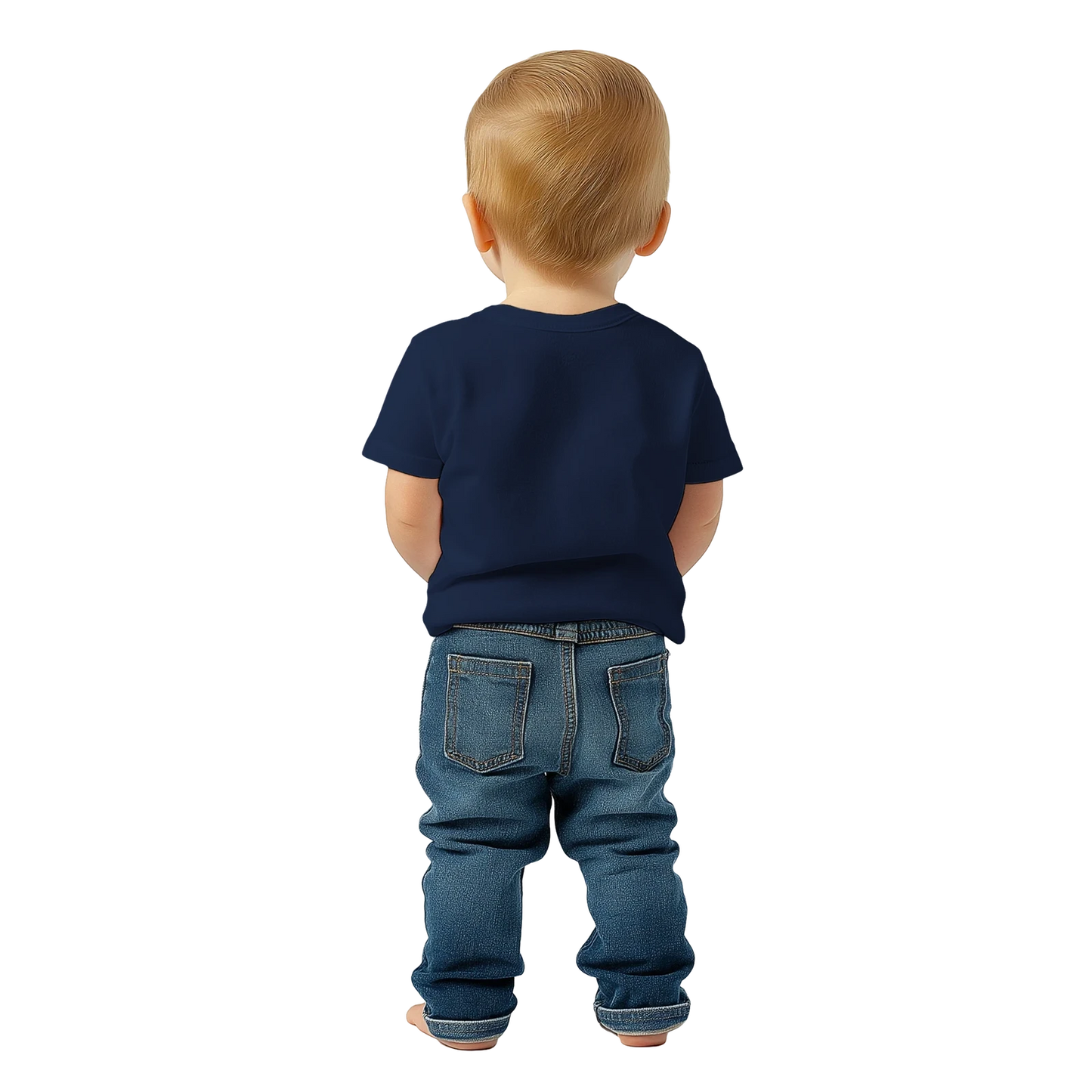 He Is My Superhero Christian Baby Crewneck T-shirt - ClaimedbyGodDesigns