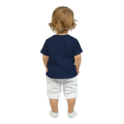 He Is My Superhero Christian Baby Crewneck T-shirt - ClaimedbyGodDesigns