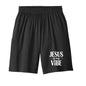 He Is My Vibe Youth Christian Basketball Shorts - ClaimedbyGodDesigns