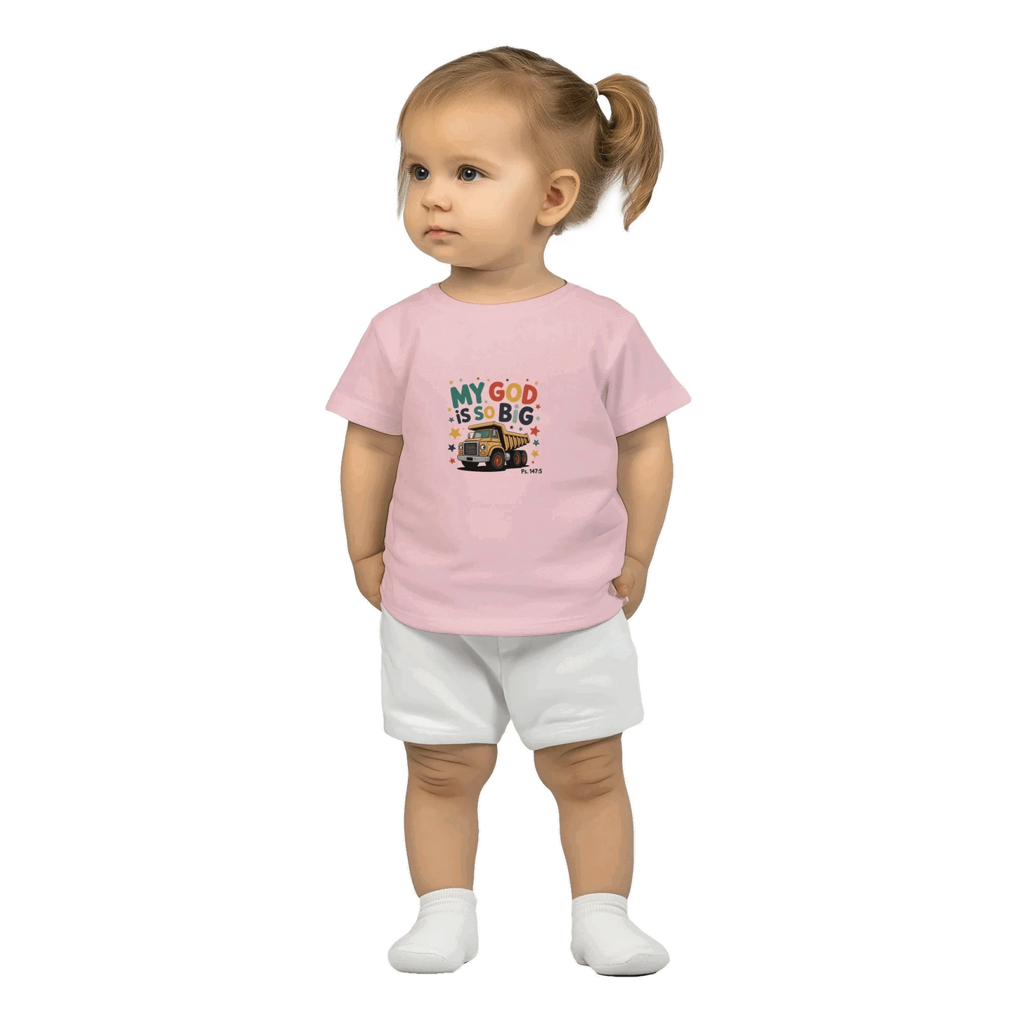 He Is So Big Christian Classic Baby Crewneck T-shirt - ClaimedbyGodDesigns
