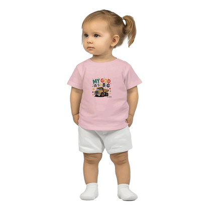 He Is So Big Christian Classic Baby Crewneck T-shirt - ClaimedbyGodDesigns