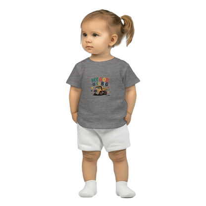 He Is So Big Christian Classic Baby Crewneck T-shirt - ClaimedbyGodDesigns