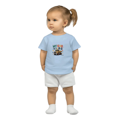He Is So Big Christian Classic Baby Crewneck T-shirt - ClaimedbyGodDesigns