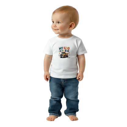 He Is So Big Christian Classic Baby Crewneck T-shirt - ClaimedbyGodDesigns