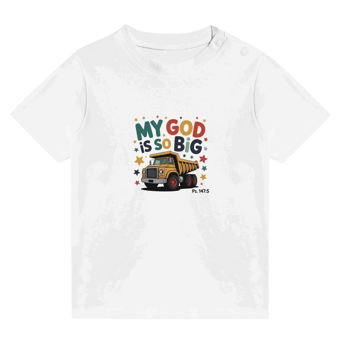 He Is So Big Christian Classic Baby Crewneck T-shirt - ClaimedbyGodDesigns