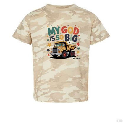 He Is So Big Toddler Christian T-shirt - ClaimedbyGodDesigns