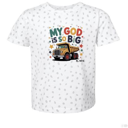 He Is So Big Toddler Christian T-shirt - ClaimedbyGodDesigns