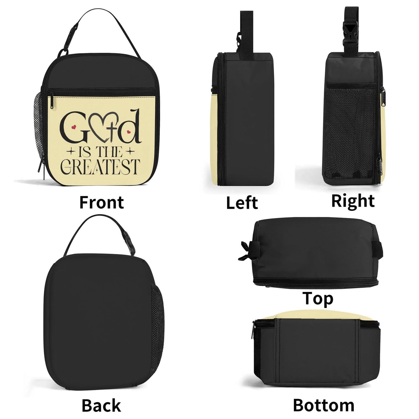 He Is The Greatest Insulated Christian Lunch Box for Kids - ClaimedbyGodDesigns