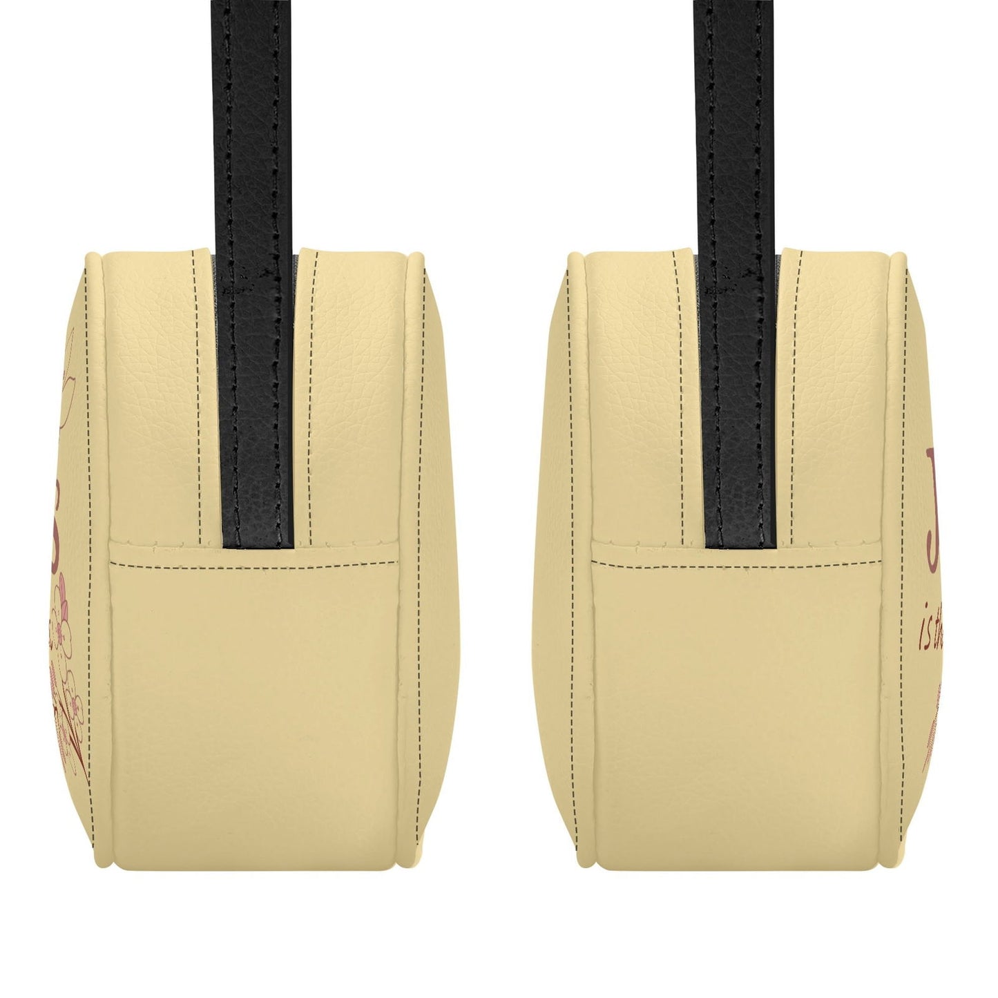 He Is The Light Christian Kids PU Small Round Bag Children Purse - ClaimedbyGodDesigns