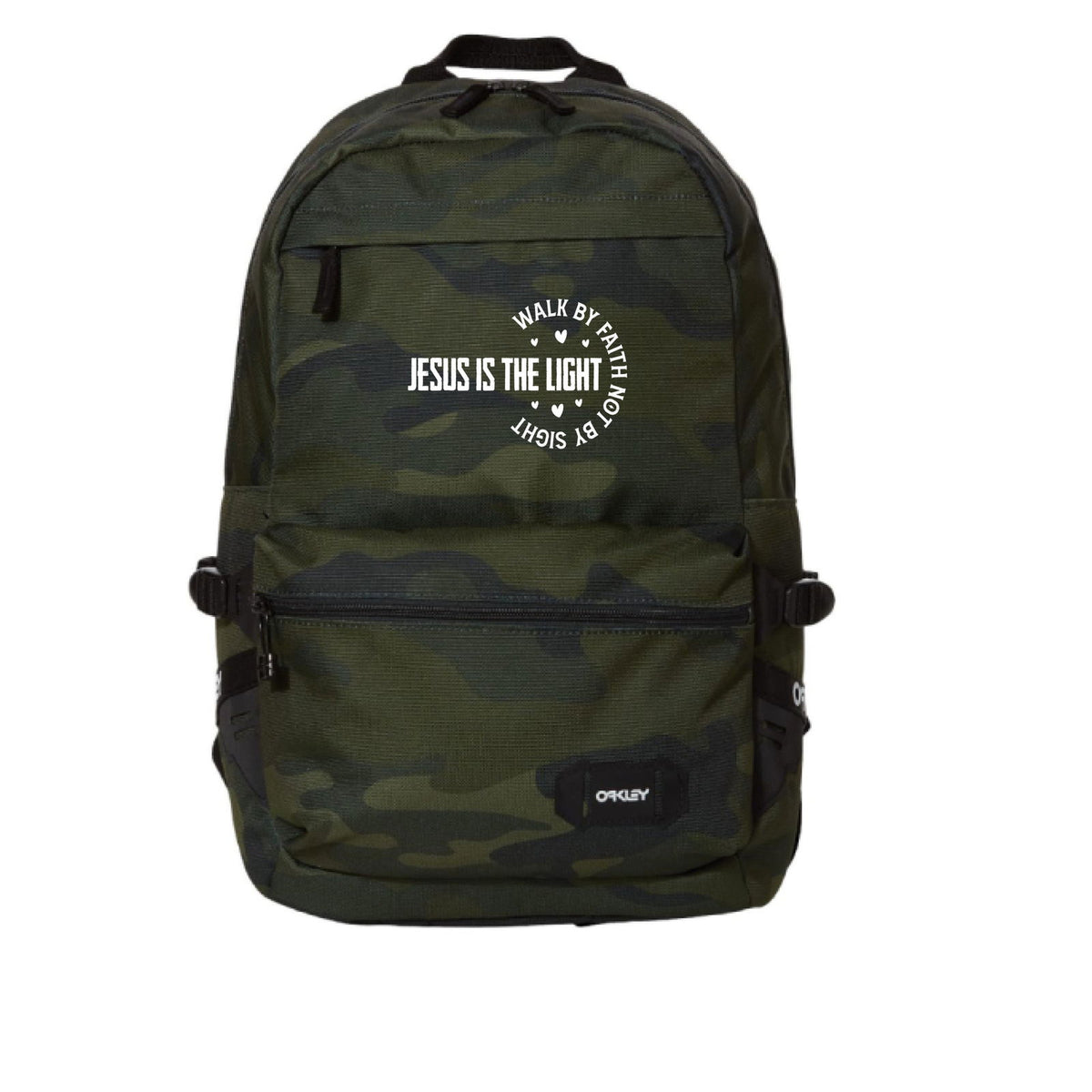 He Is The Light Christian Street Backpack - ClaimedbyGodDesigns