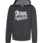 He Is The Real Influencer Youth Christian Sponge Fleece Pullover Hooded Sweatshirt - ClaimedbyGodDesigns