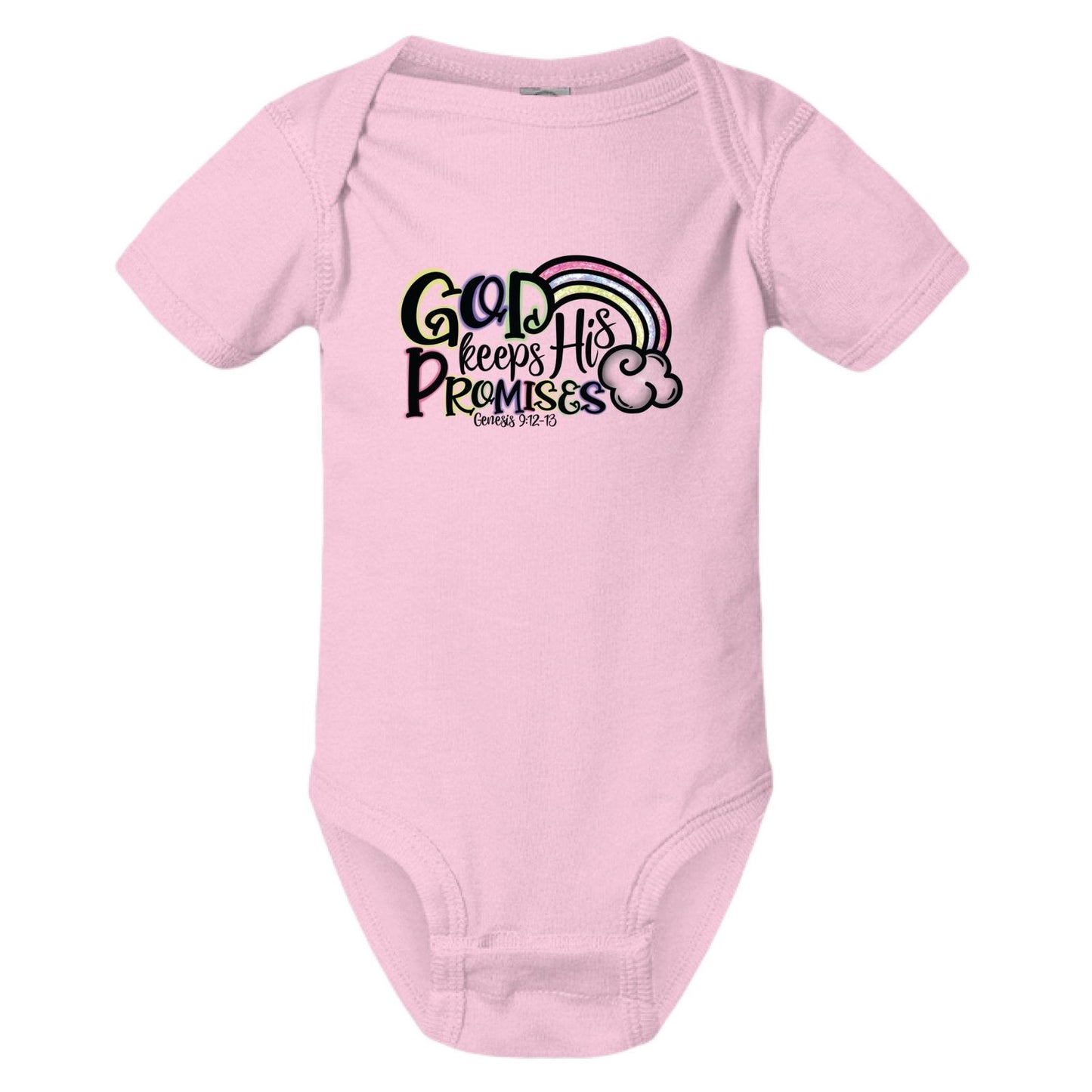 He Keeps His Promises Christian Baby Bodysuit - ClaimedbyGodDesigns