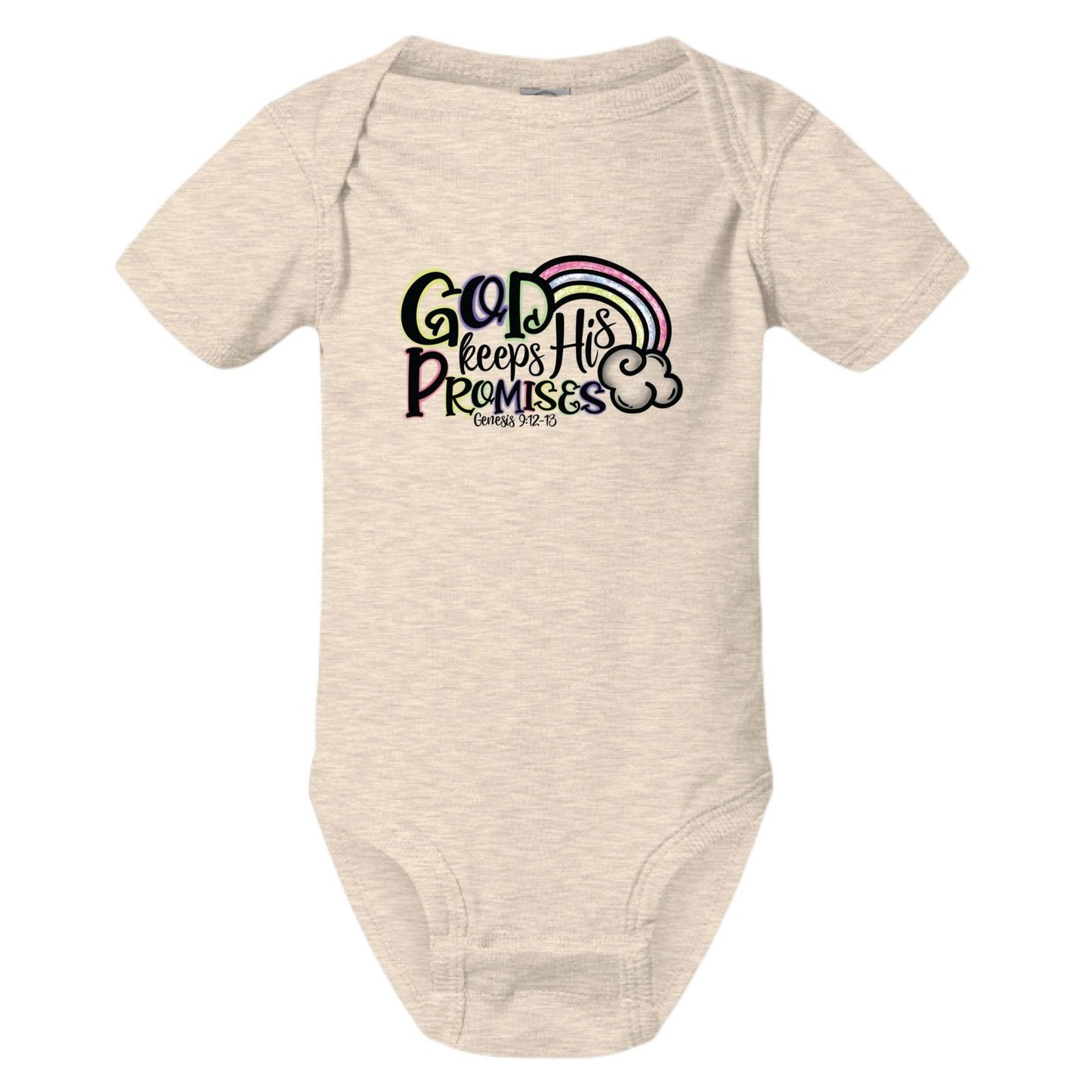 He Keeps His Promises Christian Baby Bodysuit - ClaimedbyGodDesigns