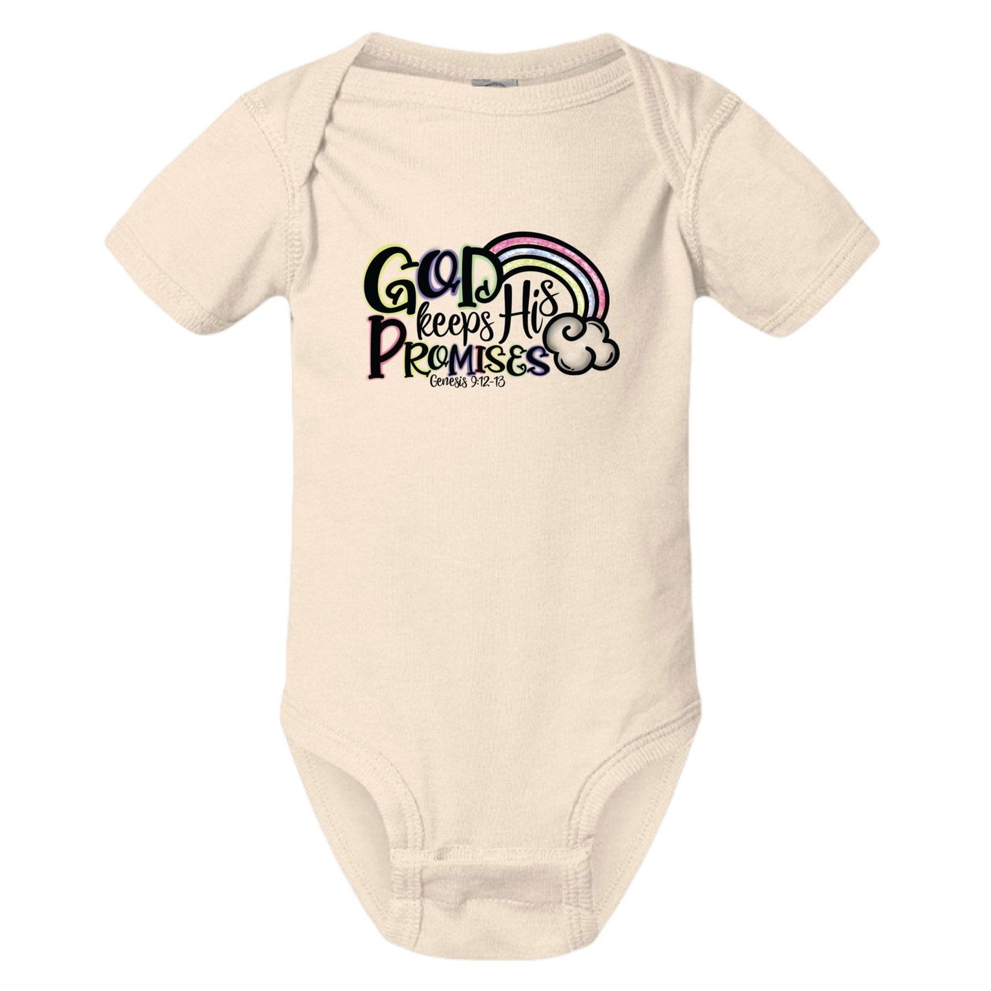 He Keeps His Promises Christian Baby Bodysuit - ClaimedbyGodDesigns