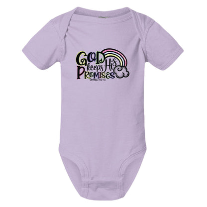 He Keeps His Promises Christian Baby Bodysuit - ClaimedbyGodDesigns