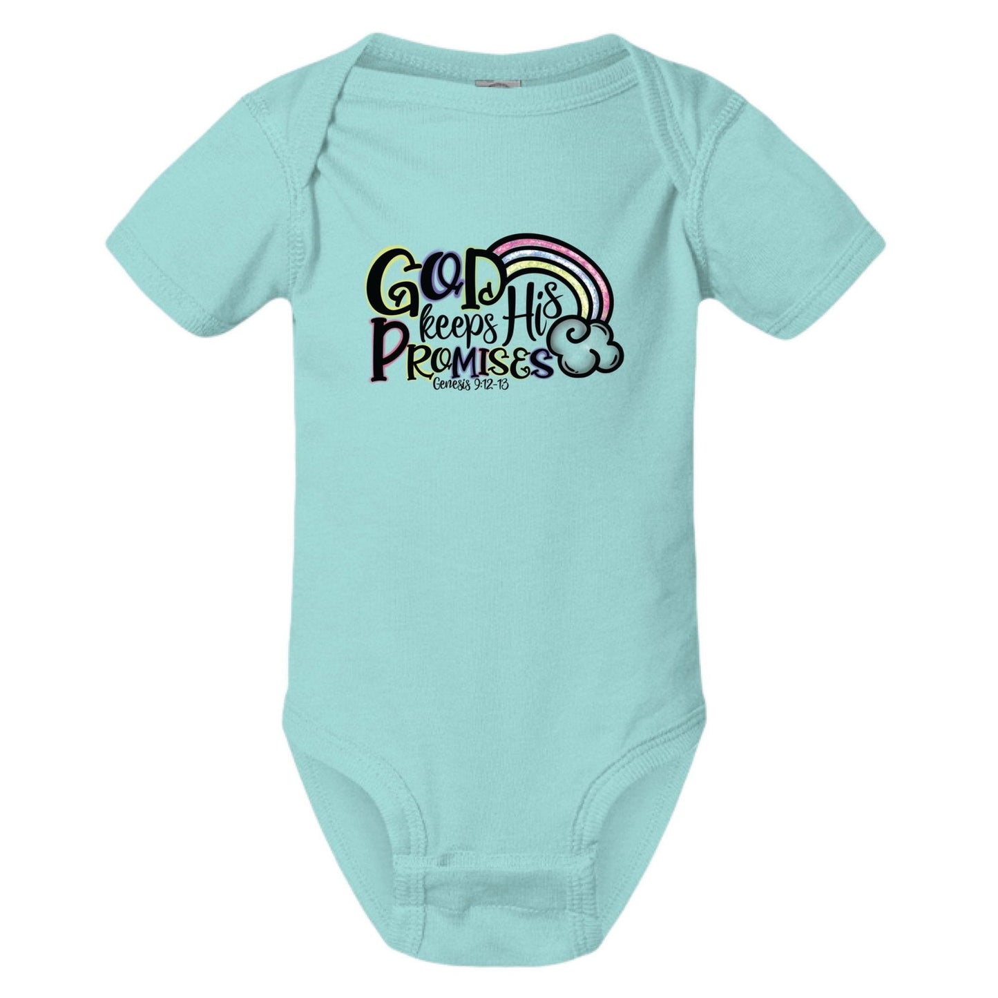 He Keeps His Promises Christian Baby Bodysuit - ClaimedbyGodDesigns