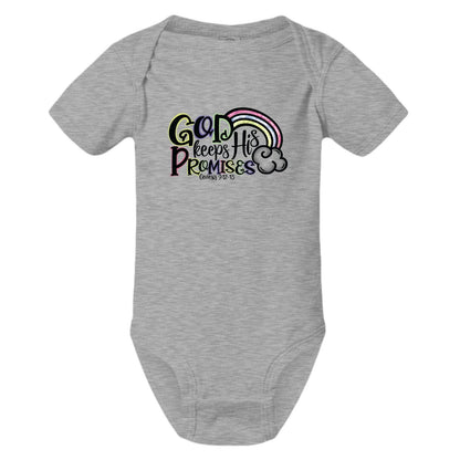 He Keeps His Promises Christian Baby Bodysuit - ClaimedbyGodDesigns