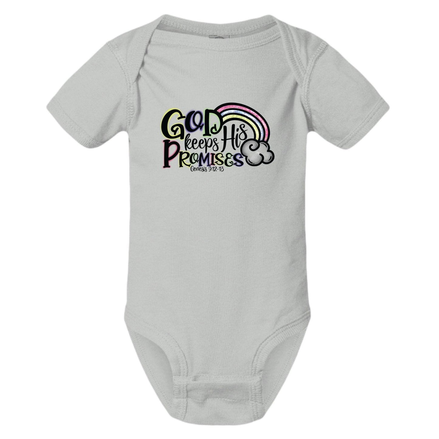 He Keeps His Promises Christian Baby Bodysuit - ClaimedbyGodDesigns
