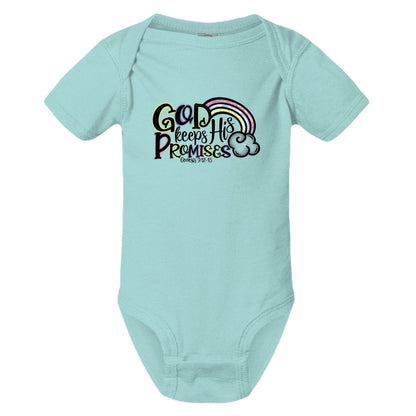 He Keeps His Promises Christian Baby Bodysuit - ClaimedbyGodDesigns