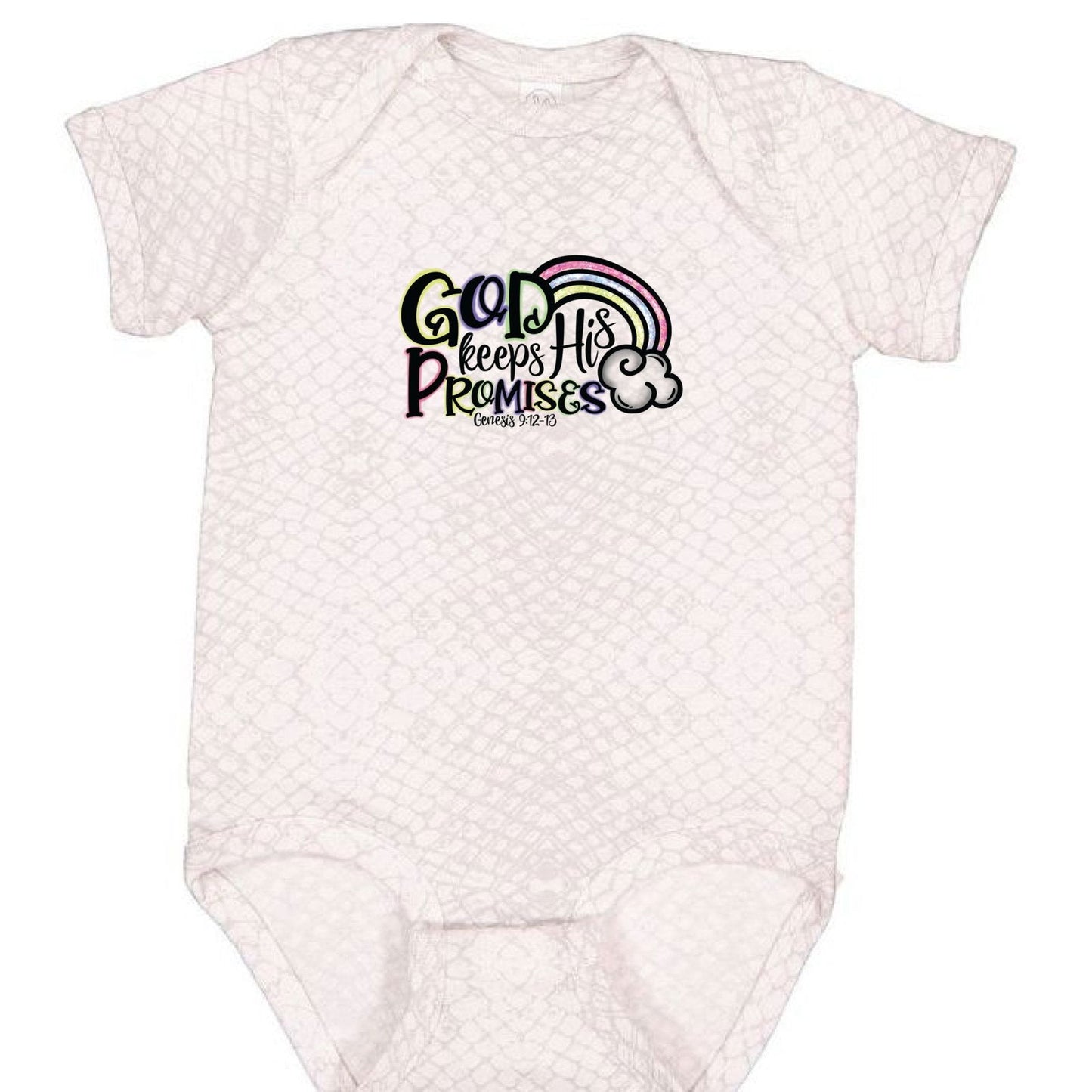 He Keeps His Promises Christian Baby Bodysuit - ClaimedbyGodDesigns