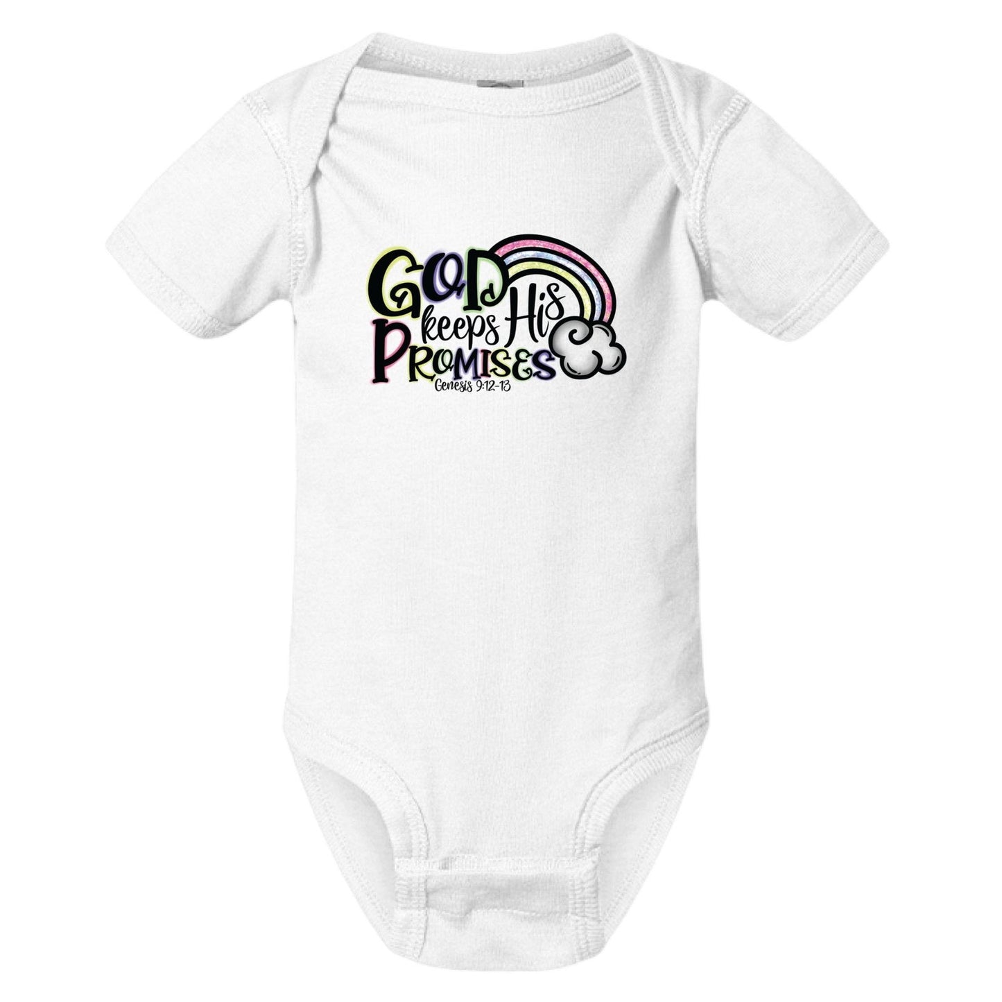 He Keeps His Promises Christian Baby Bodysuit - ClaimedbyGodDesigns