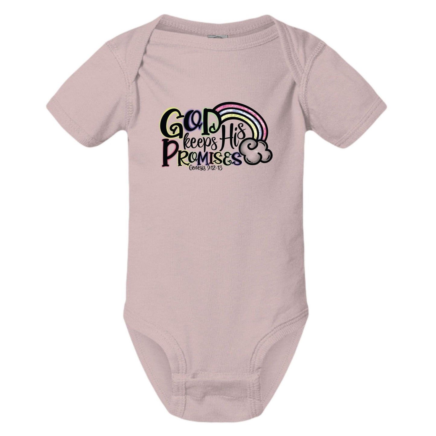 He Keeps His Promises Christian Baby Bodysuit - ClaimedbyGodDesigns