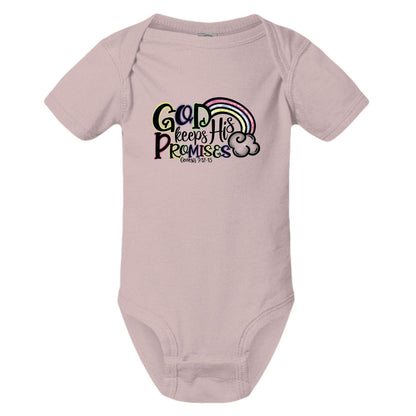 He Keeps His Promises Christian Baby Bodysuit - ClaimedbyGodDesigns