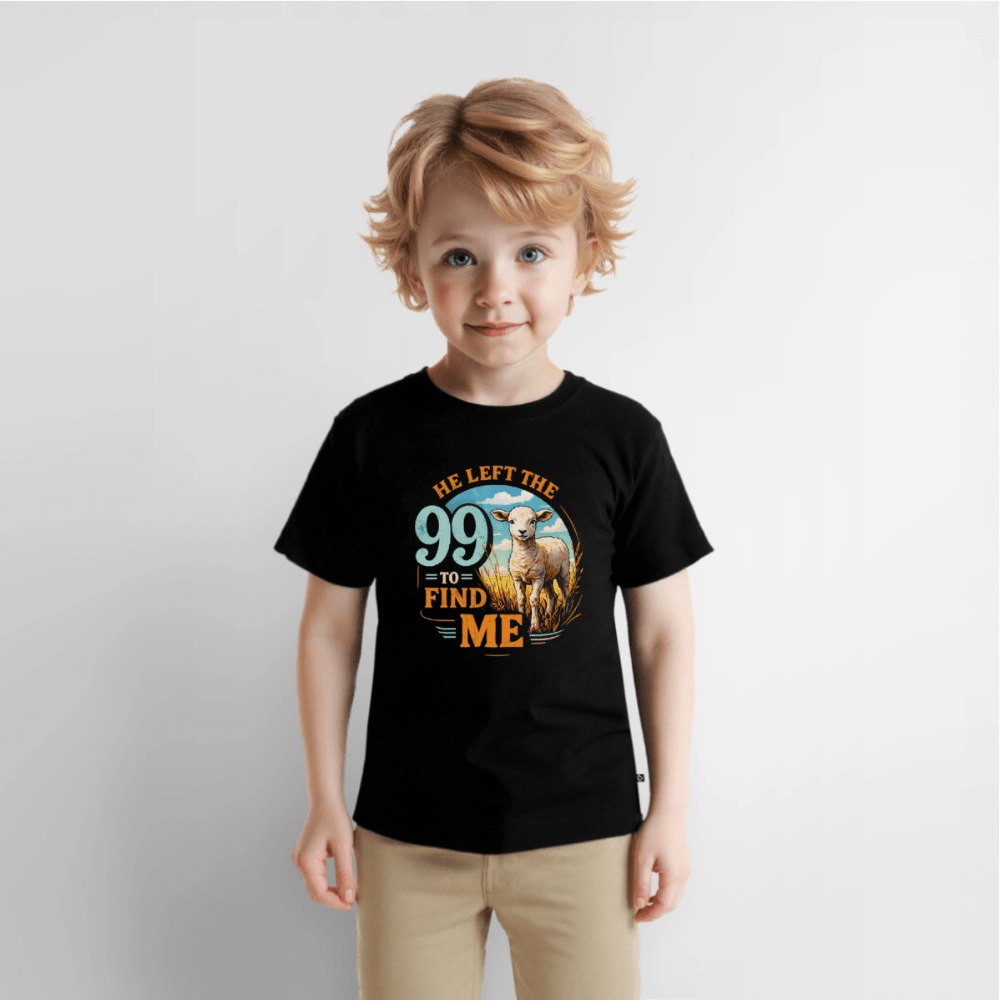 He Left The 99 To Find Me Christian Toddler T-Shirt - ClaimedbyGodDesigns