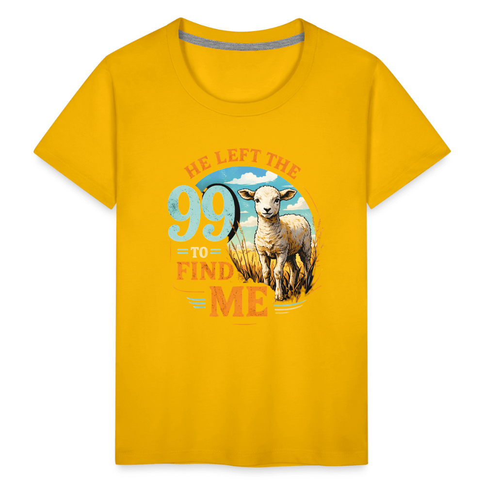He Left The 99 To Find Me Christian Toddler T-Shirt - ClaimedbyGodDesigns