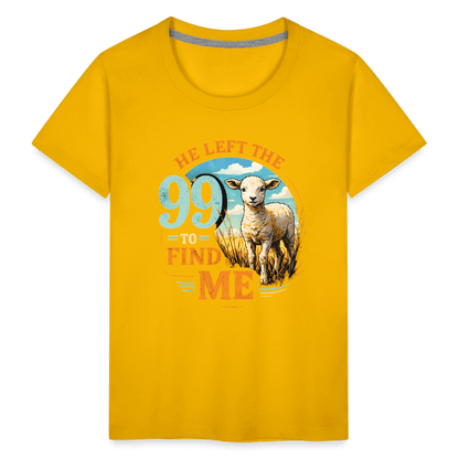He Left The 99 To Find Me Christian Toddler T-Shirt - ClaimedbyGodDesigns