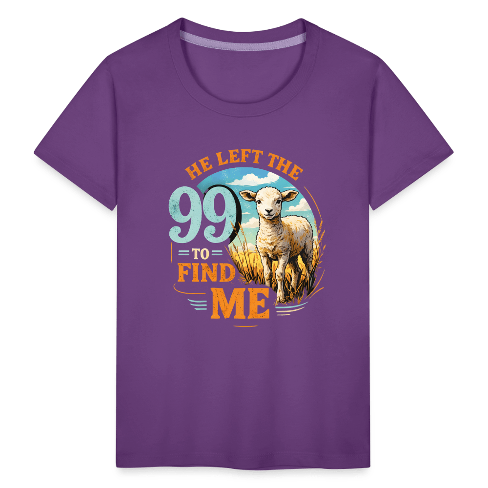 He Left The 99 To Find Me Christian Toddler T-Shirt - ClaimedbyGodDesigns