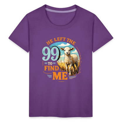 He Left The 99 To Find Me Christian Toddler T-Shirt - ClaimedbyGodDesigns