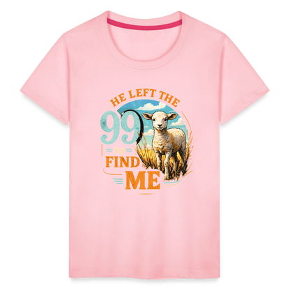 He Left The 99 To Find Me Christian Toddler T-Shirt - ClaimedbyGodDesigns