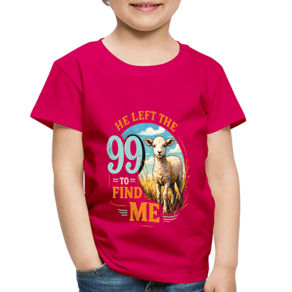 He Left The 99 To Find Me Christian Toddler T-Shirt - ClaimedbyGodDesigns