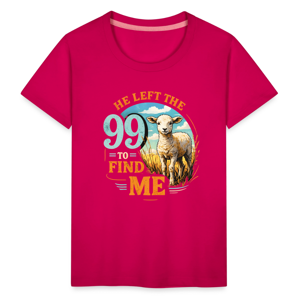 He Left The 99 To Find Me Christian Toddler T-Shirt - ClaimedbyGodDesigns
