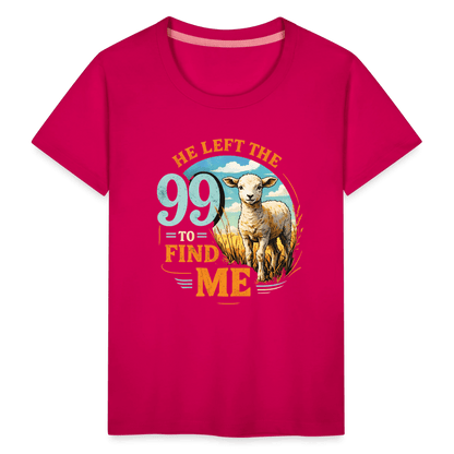 He Left The 99 To Find Me Christian Toddler T-Shirt - ClaimedbyGodDesigns