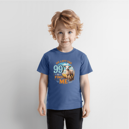 He Left The 99 To Find Me Christian Toddler T-Shirt - ClaimedbyGodDesigns