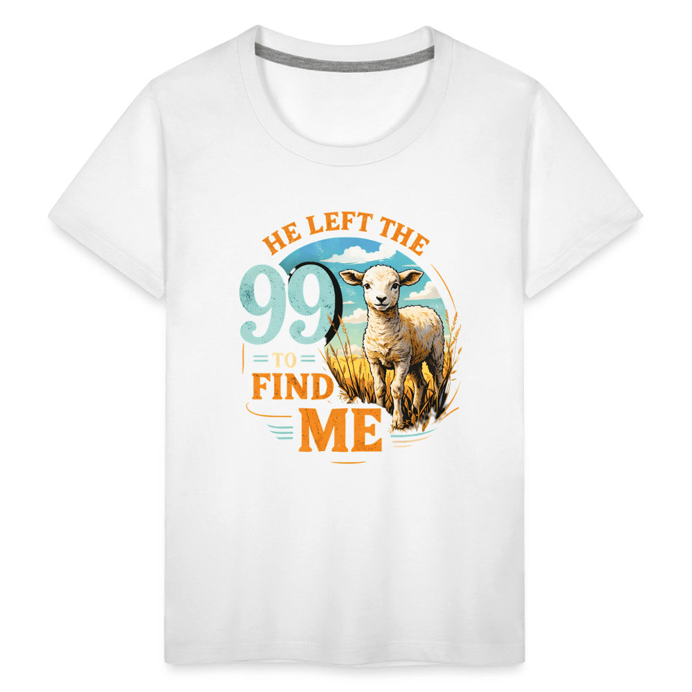 He Left The 99 To Find Me Christian Toddler T-Shirt - ClaimedbyGodDesigns