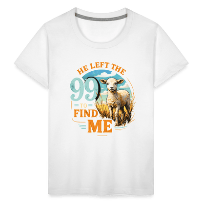 He Left The 99 To Find Me Christian Toddler T-Shirt - ClaimedbyGodDesigns
