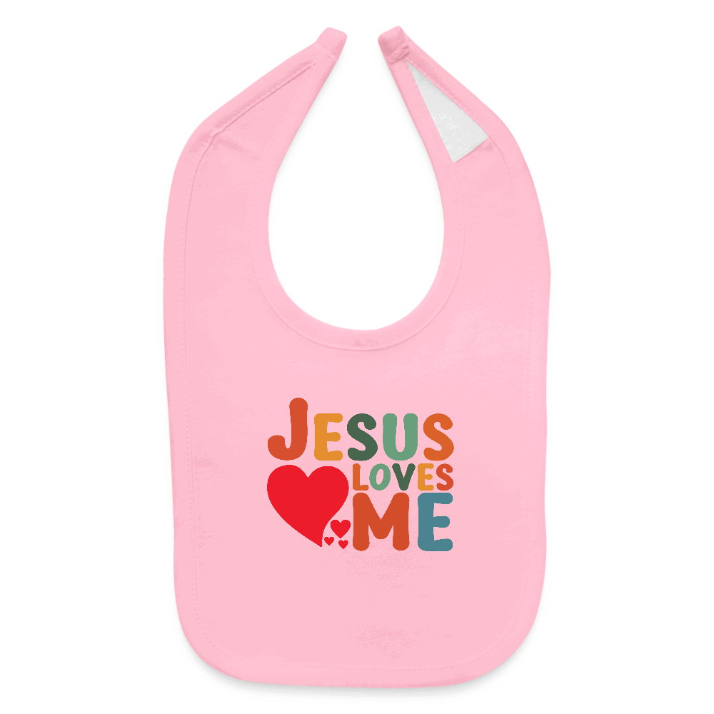 He Loves Me Christian Baby Bib - ClaimedbyGodDesigns