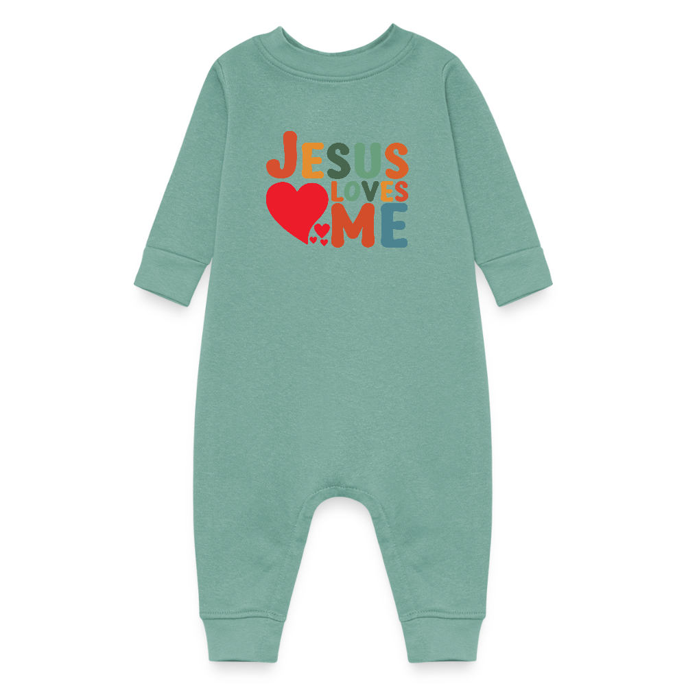 He Loves Me Christian Baby Fleece Onesie - ClaimedbyGodDesigns