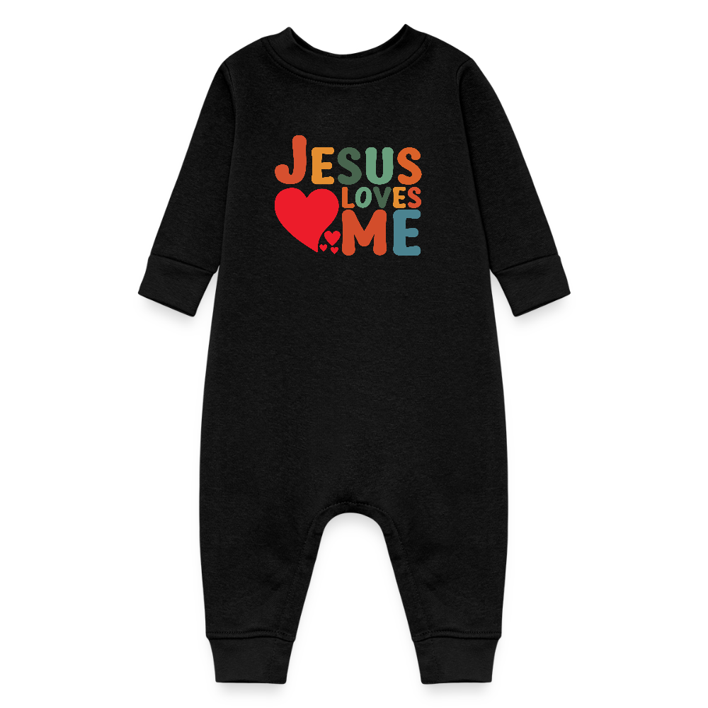He Loves Me Christian Baby Fleece Onesie - ClaimedbyGodDesigns
