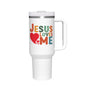 He Loves Me Christian Stainless Steel Tumbler 40oz - ClaimedbyGodDesigns